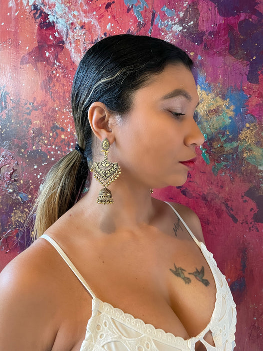 Keisha Jhumka Drop earrings (N-TF)