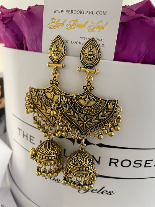 Keisha Jhumka Drop earrings (N-TF)