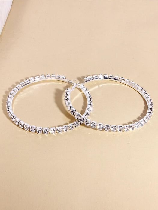 Huge Bling Hoop earrings