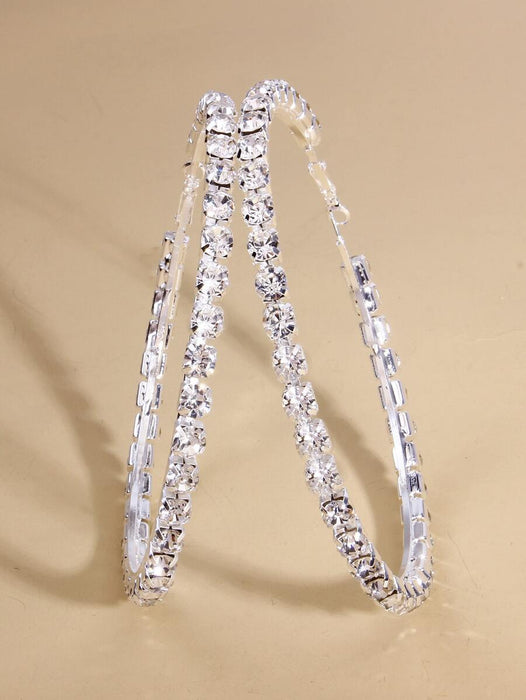 Huge Bling Hoop earrings