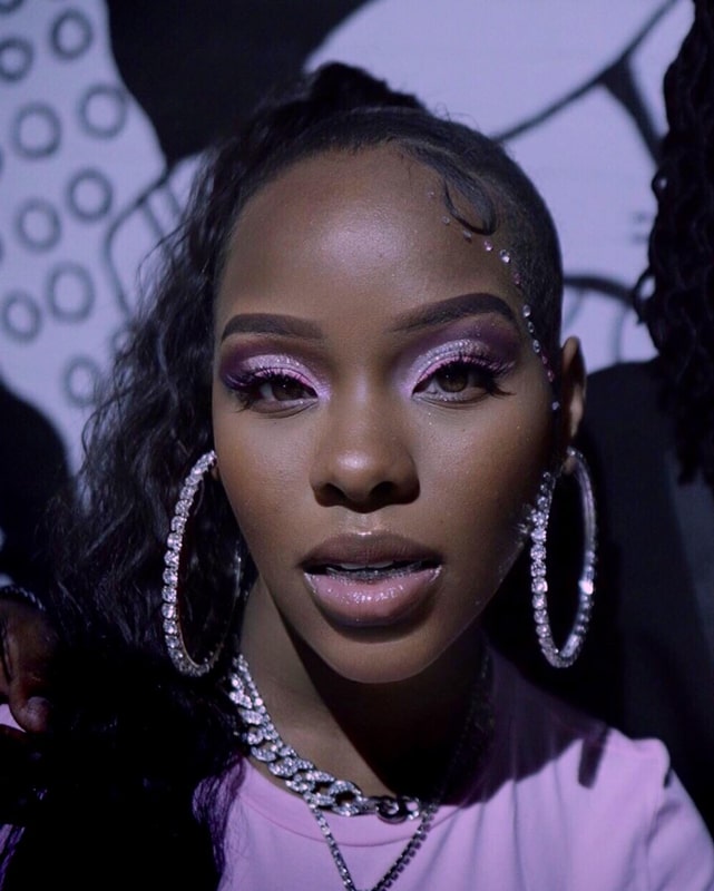 Huge Bling Hoop earrings