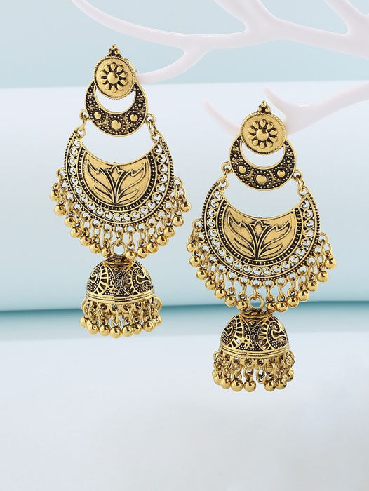 Kendra Jhumka Drop earrings (N-TF)