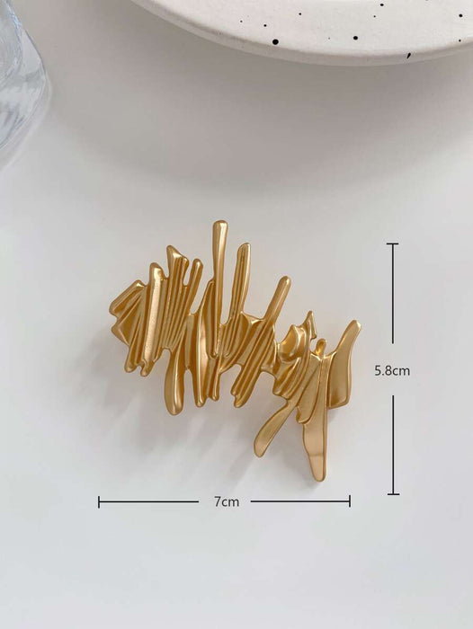 Irregular Metal Brooch