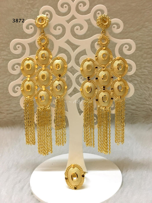 Aanya Jhumka Gold Plated Earring  (TF)