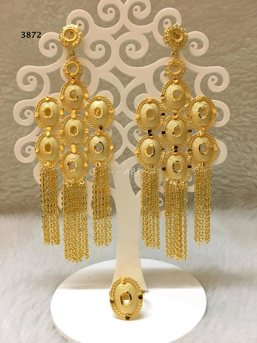 Aanya Jhumka Gold Plated Earring  (TF)