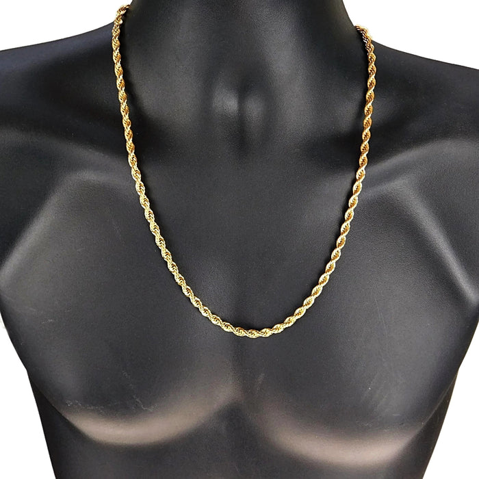 Inch rope chain necklace (Unisex-TF) - ebrook lael