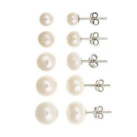 Belle Pearl studs (price vary by size) (TF) - ebrooklael