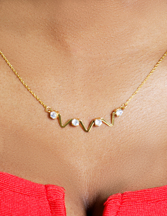 LOVE beat necklace - (TF) - ebrooklael