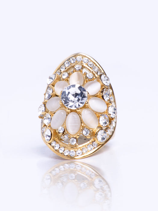 BREE stone PAVÉ RING - ebrooklael