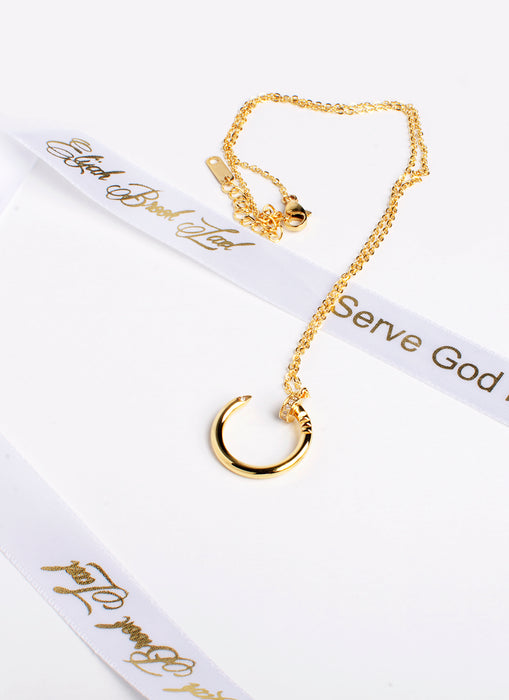 CURVE nail Necklace (TF ) - ebrooklael