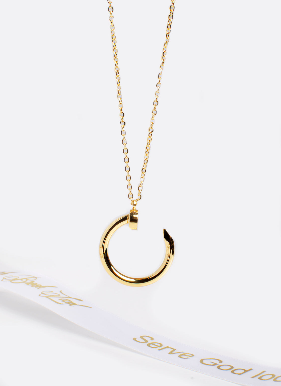 CURVE nail Necklace (TF ) - ebrooklael