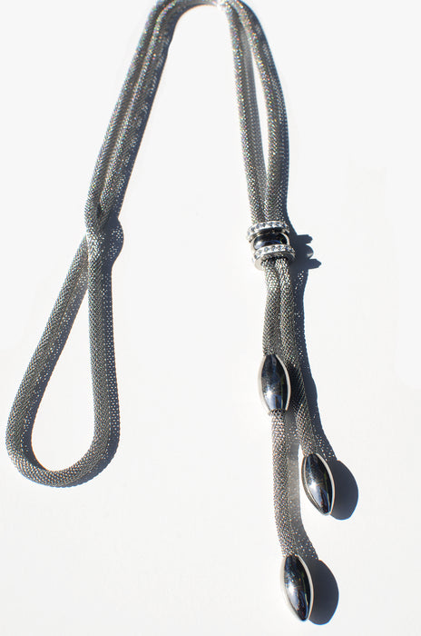 Grace long tassel Necklace - (TF) - ebrooklael
