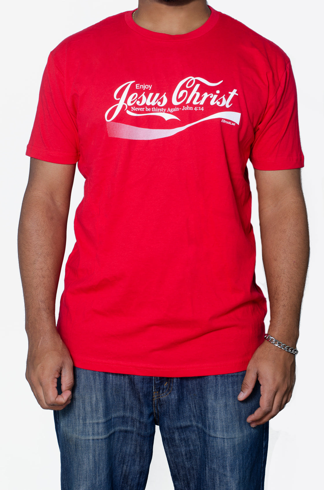 MEN "Enjoy Jesus Christ " shirt - ebrooklael