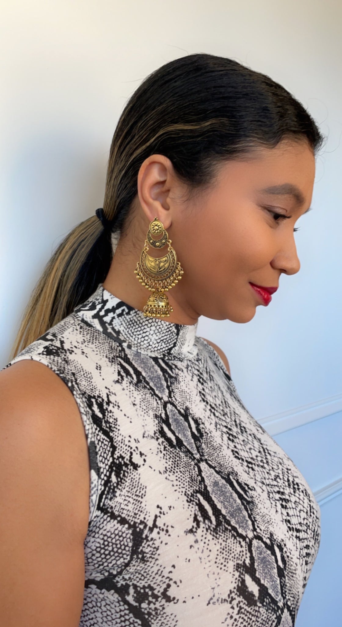 Kendra Jhumka Drop earrings (N-TF)
