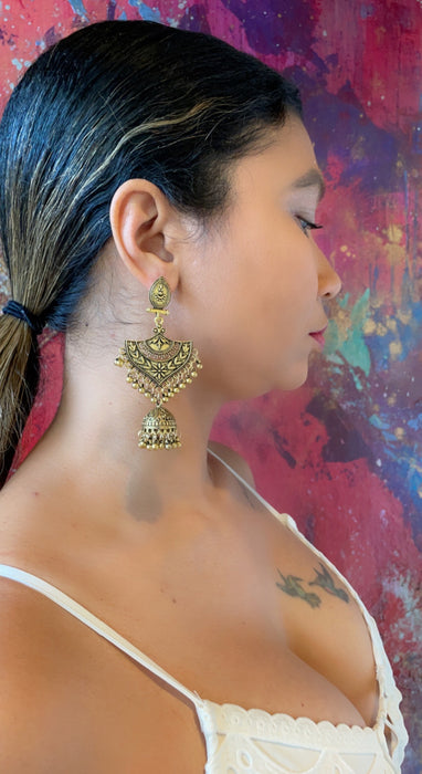 Keisha Jhumka Drop earrings (N-TF)