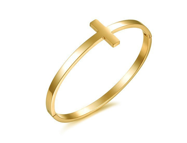 Solid Cross bangle (TF) – EbrookLael