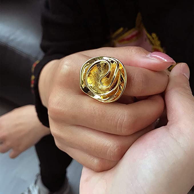 Flower Cocktail Ring  (TF) - ebrook lael