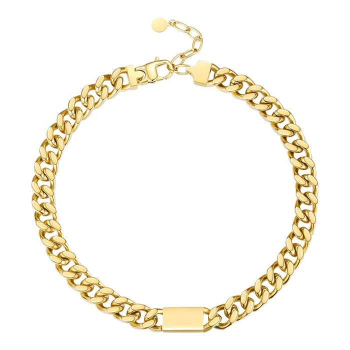 Dee cuban chain ID Necklace (TF)