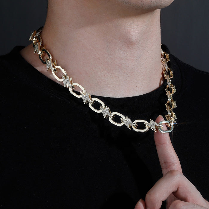 Lightning bolt custom Necklace