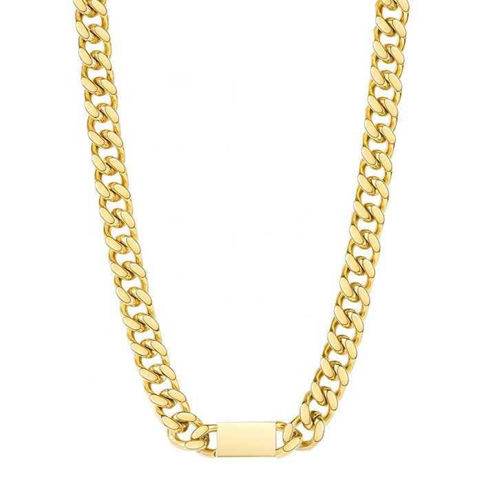 Dee cuban chain ID Necklace (TF)