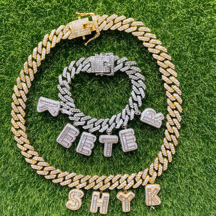 Charm Cuban Custom Letter