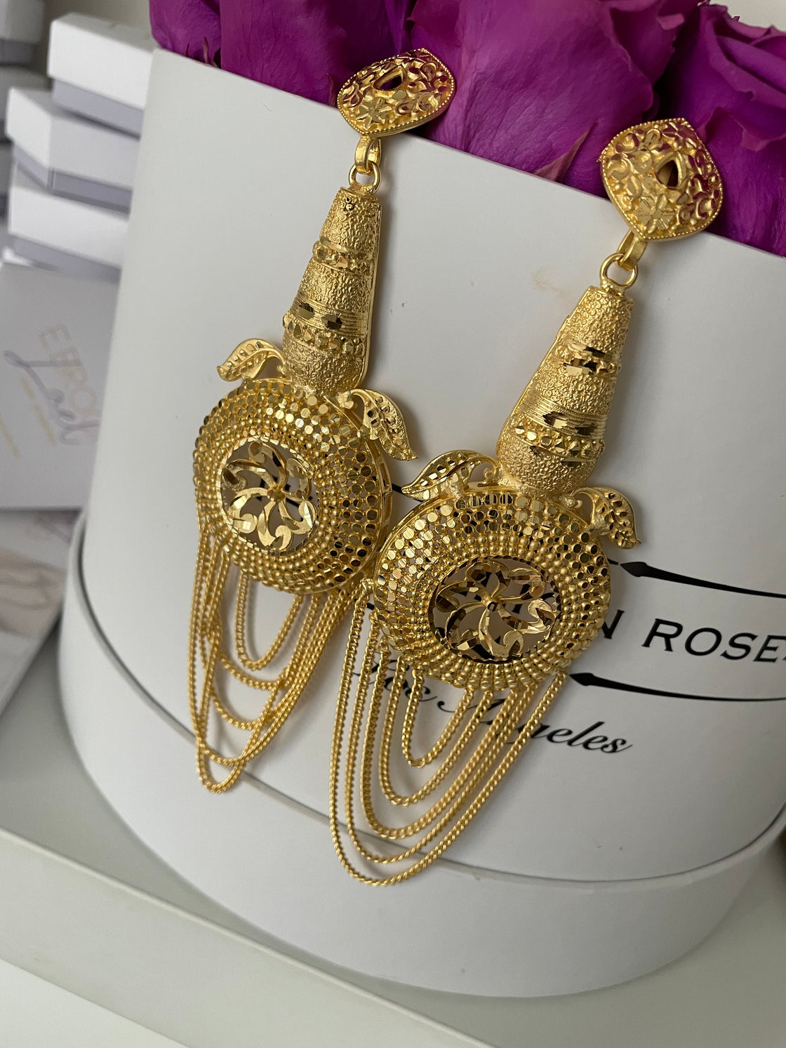 Advika Jhumka Gold Plated Earring  (TF)