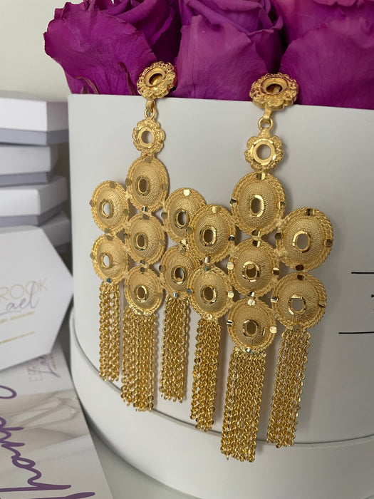 Aanya Jhumka Gold Plated Earring  (TF)
