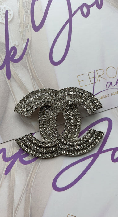 Crystal clear stone Brooch PIN