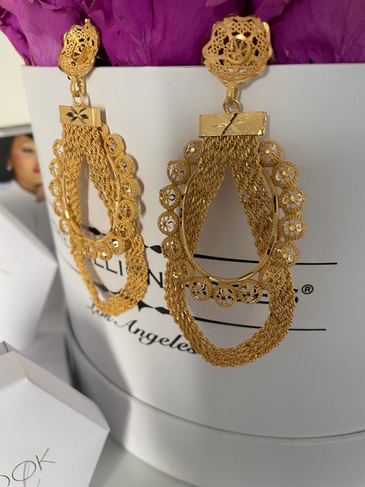 Jill Jhumka Gold Plated Earring  (TF)