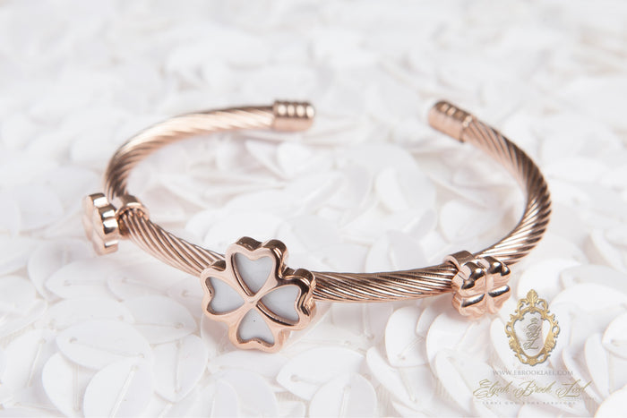 Glam Leaf Clove bracelet (TF) - ebrooklael