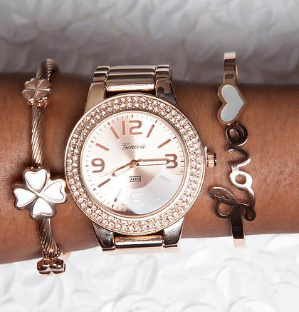 Glam Leaf Clove bracelet (TF) - ebrooklael
