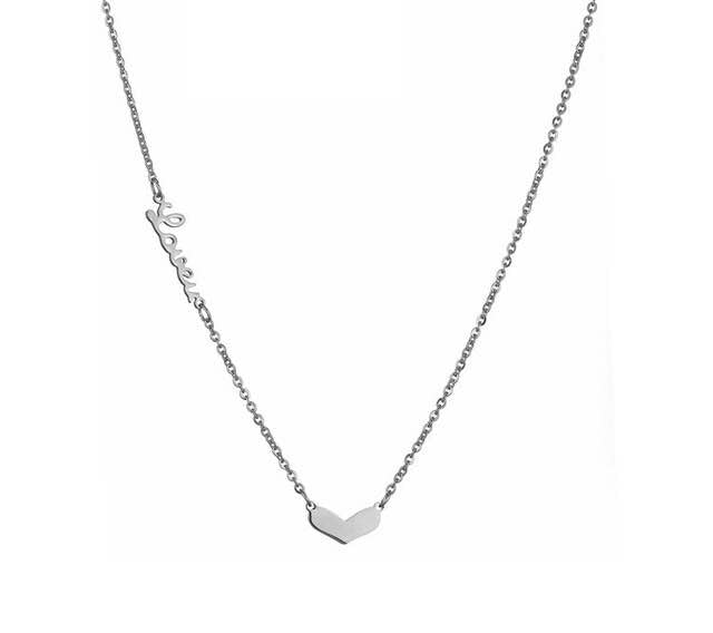 Love you pendent necklace (TF) - ebrooklael