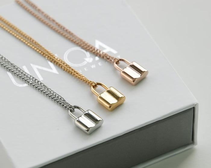 Luxe lock  Necklace 18k (TF) - ebrook lael