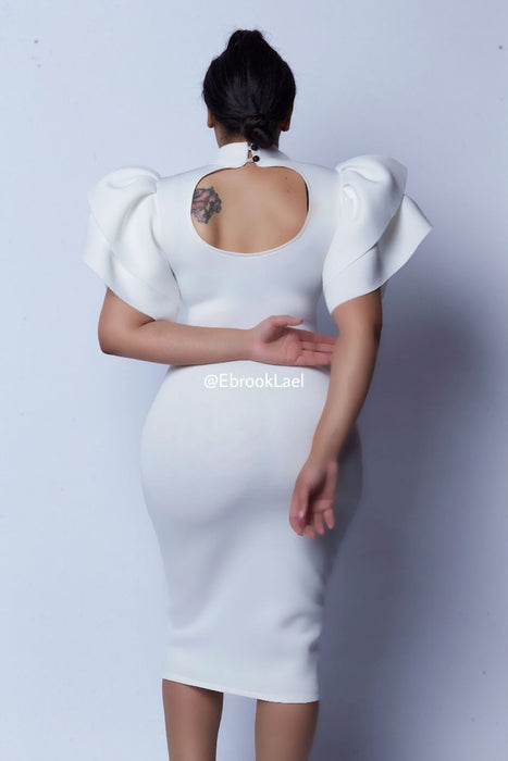 VIP Purely demanding Dramatic shoulder dress - ebrooklael