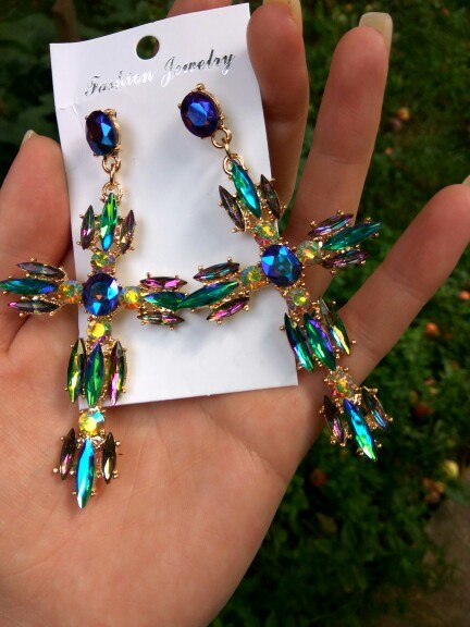 Atarah cross jewel earrings - ebrook lael