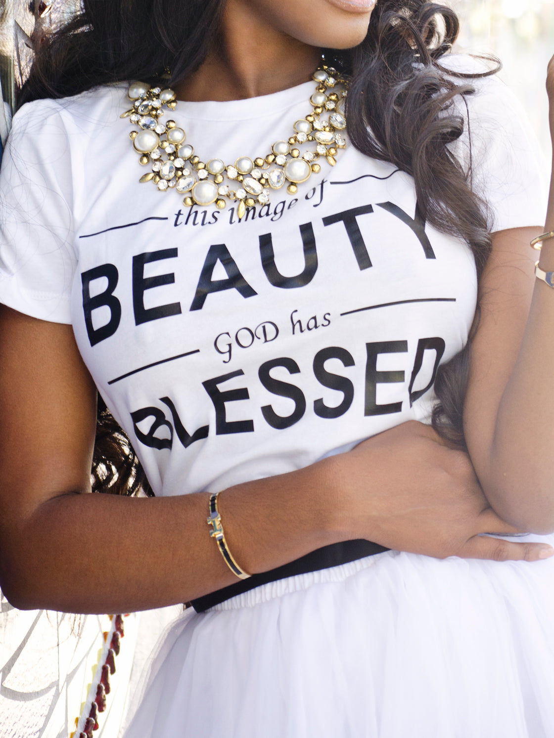 Image of beauty graphic tee - ebrook lael