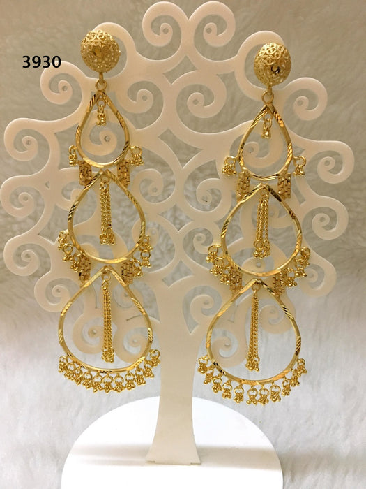 Becca  Jhumka Gold Plated Earring  (TF)