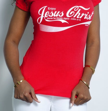 WOMEN "Enjoy Jesus Christ " (Crew neck) - ebrooklael