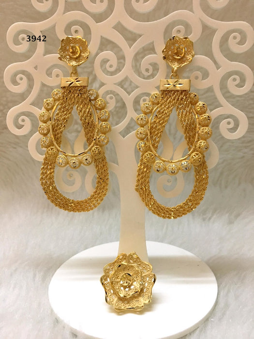 Jill Jhumka Gold Plated Earring  (TF)