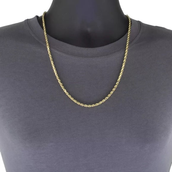 Inch rope chain necklace (Unisex-TF) - ebrook lael