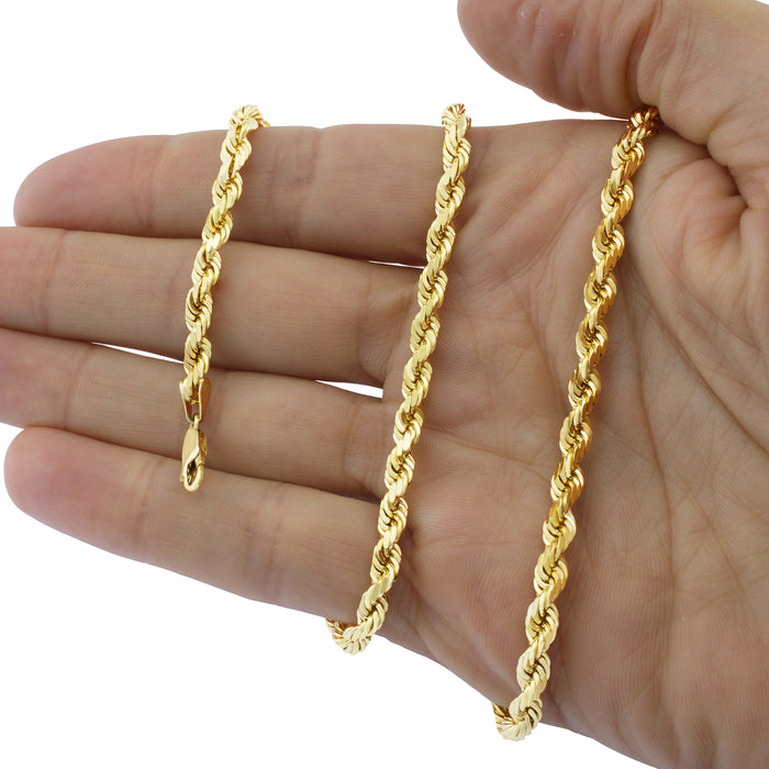 Inch rope chain necklace (Unisex-TF) - ebrook lael