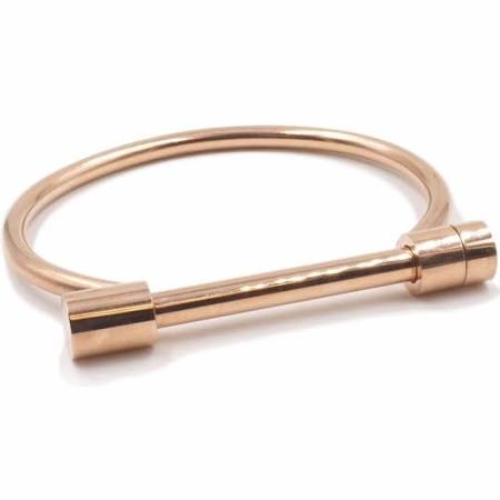 Bar rose gold bangle (TF) - ebrook lael