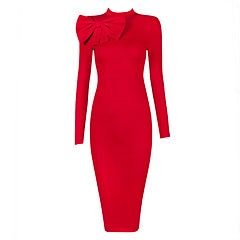 Mia bow  dress - ebrooklael