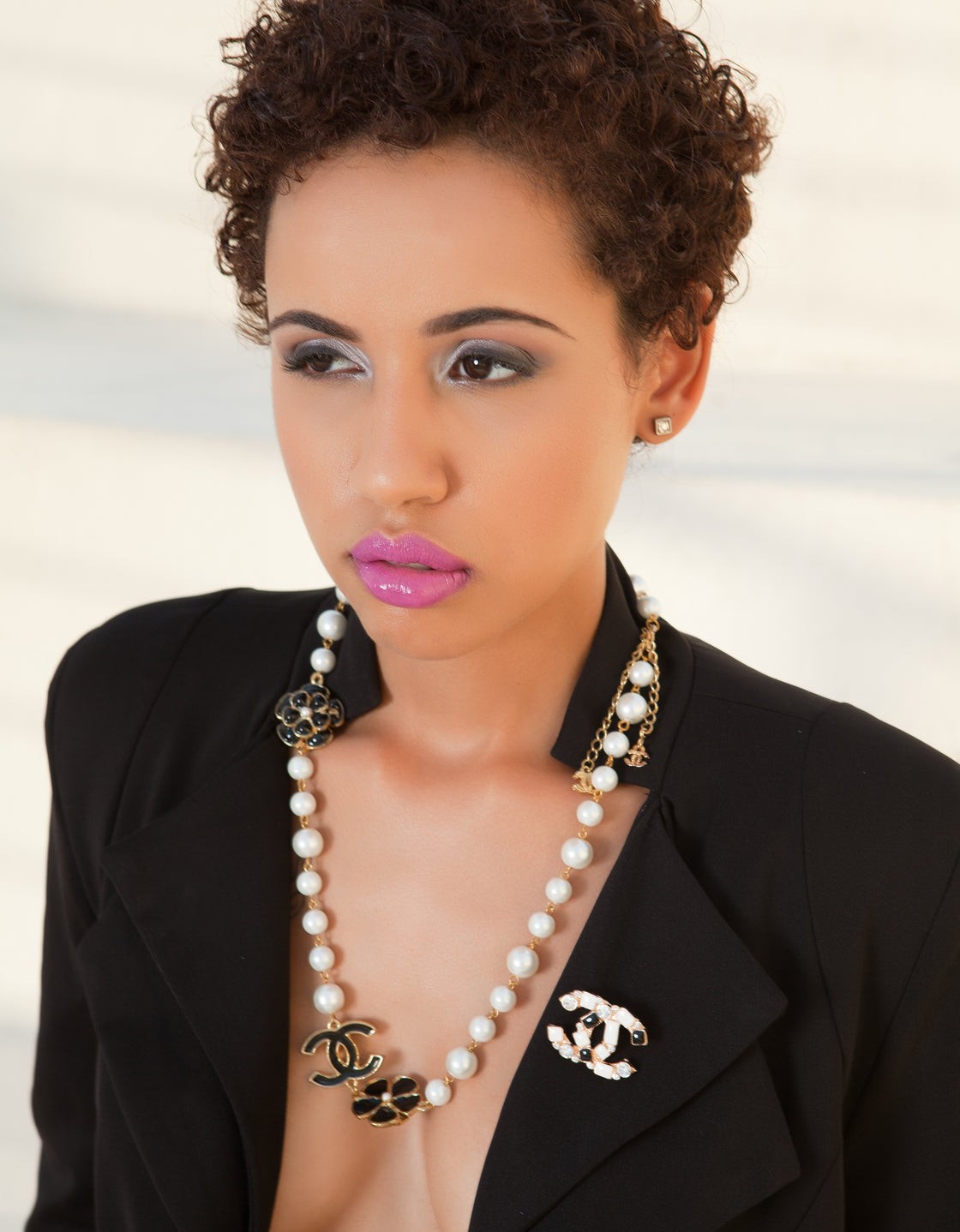 ***NOT AVAILABLE*** Melia Pearl necklace (N-TF) - ebrooklael